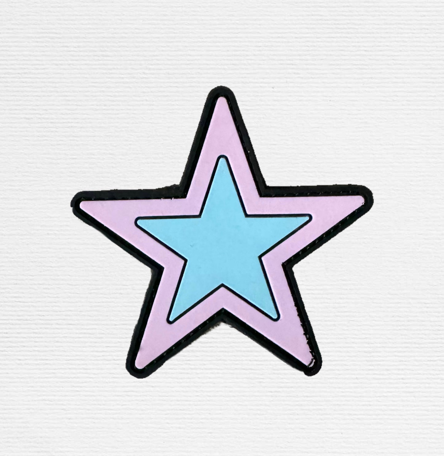 Two-Tone Star Patch - PVC