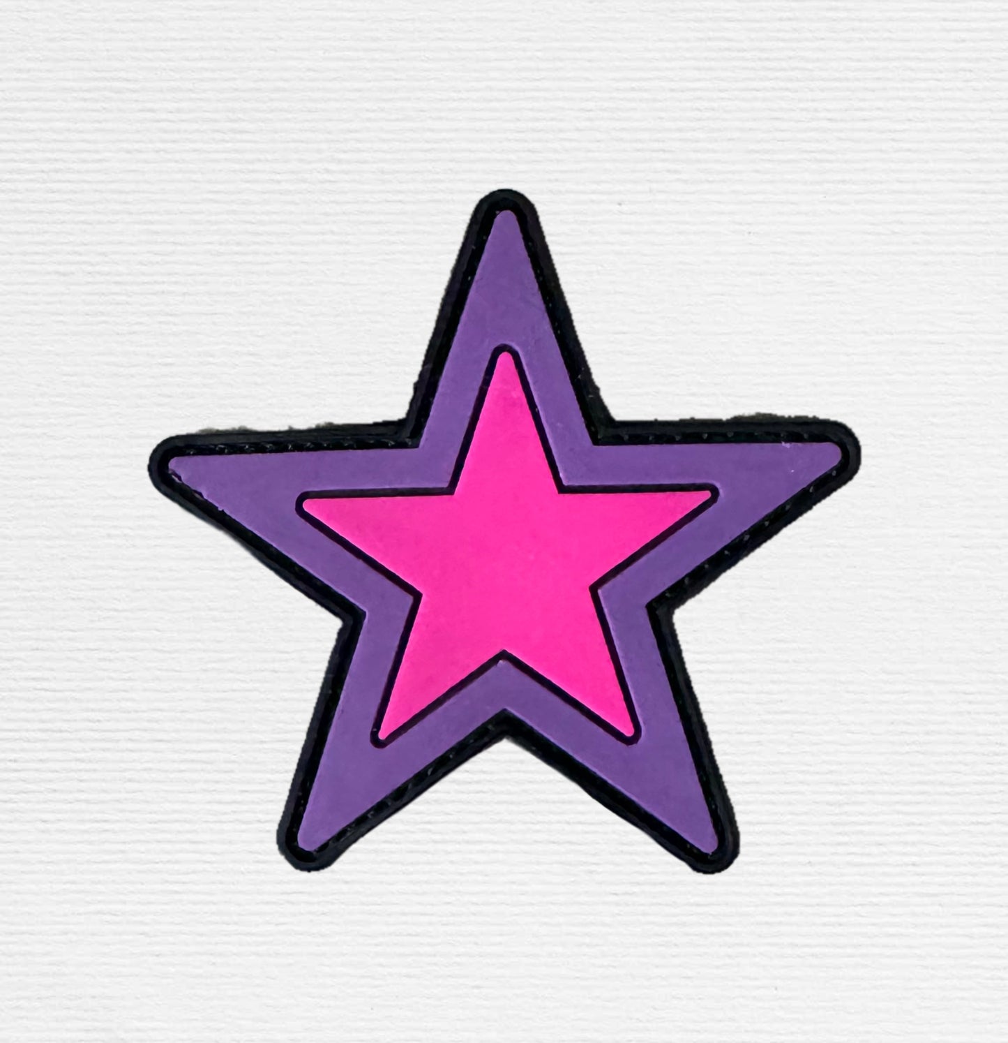 Two-Tone Star Patch - PVC