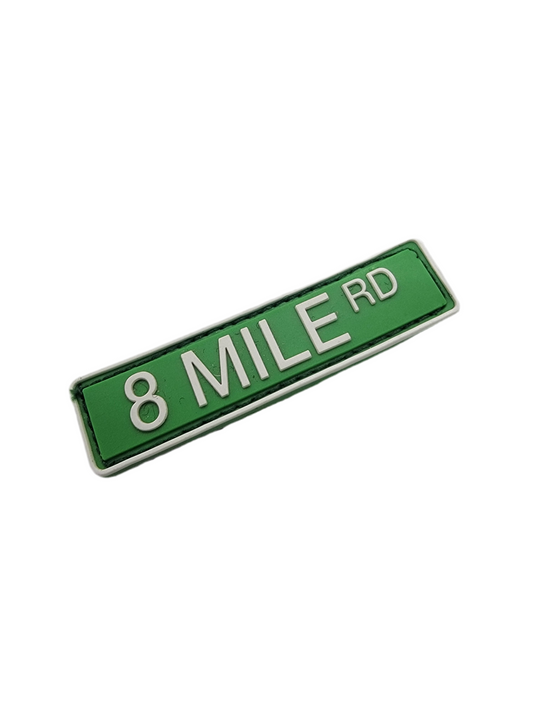 8 Mile Street Sign Patch - PVC