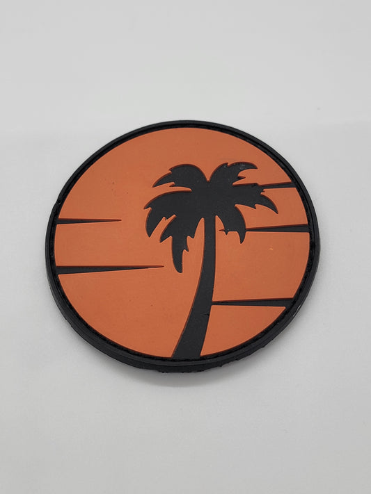 Palm Tree Sunrise PVC Patch
